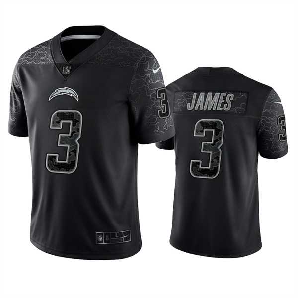 Men's Los Angeles Chargers #3 Derwin James Black Reflective Limited Stitched Football Jersey,We sell and wholesale Men's Los Angeles Chargers #3 Derwin James Black Reflective Limited Stitched Football Jersey on line form chian!